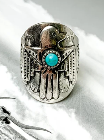 Thunderbird Cuff Ring