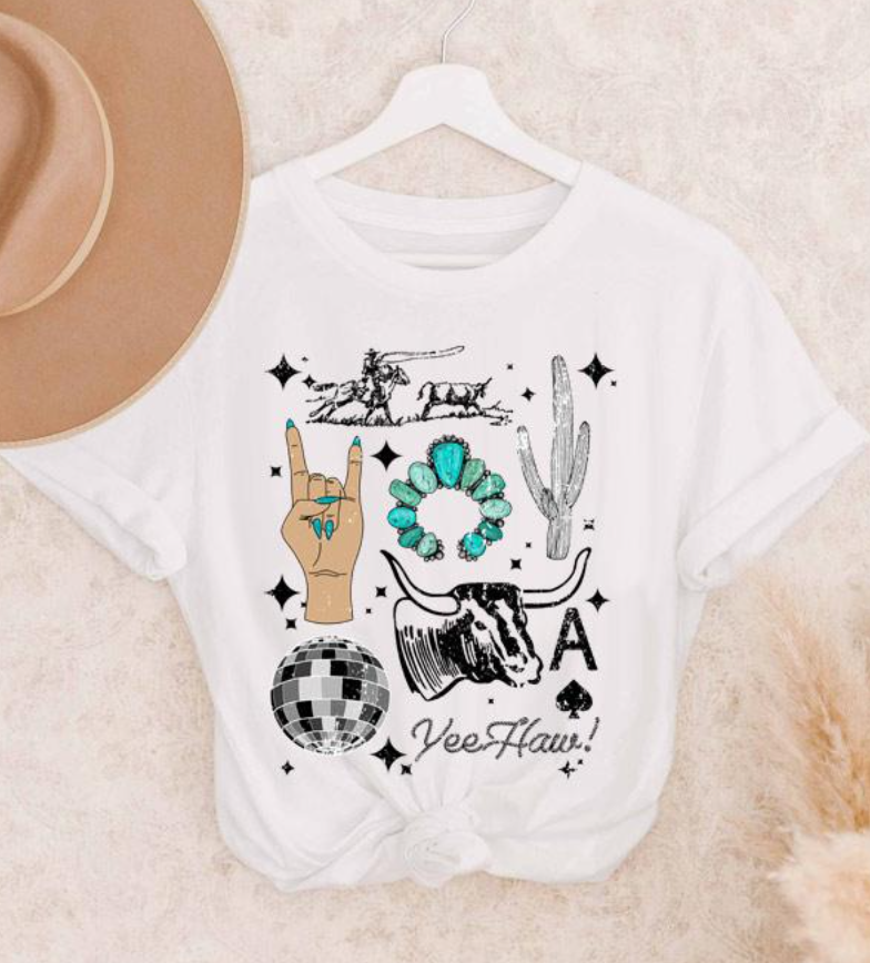 Western Collage Tee
