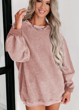 Load image into Gallery viewer, Pink Pullover Sweatshirt
