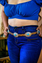 Load image into Gallery viewer, Cheetah Concho Belt
