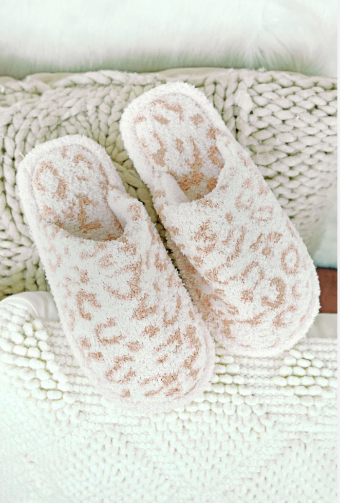 Cheetah Slippers