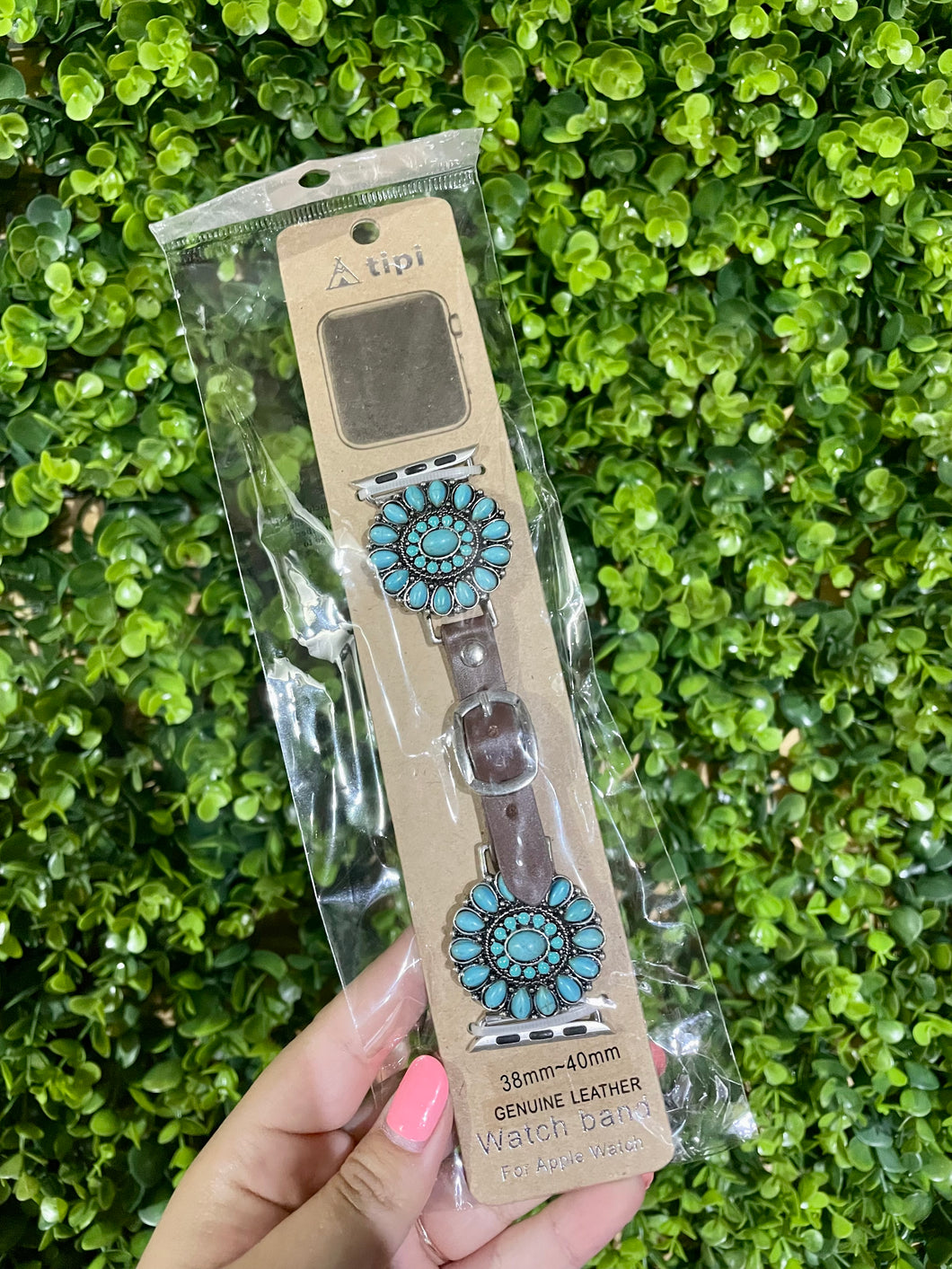Turquoise concho Apple Watch band